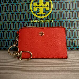 Tory Burch Skinny ID Wallet with Clip Key Ring